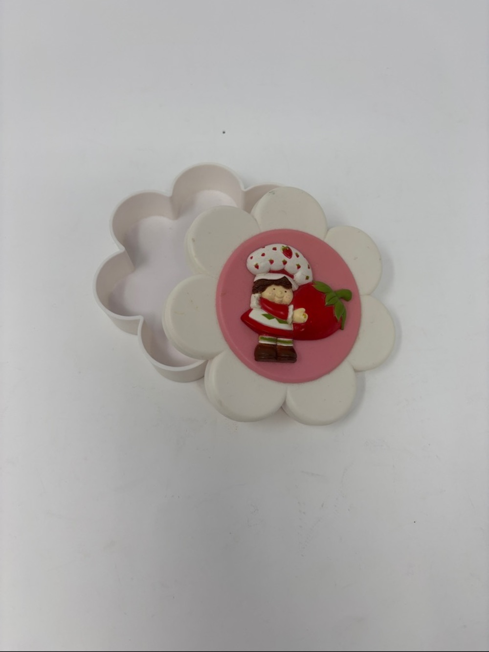 Strawberry Shortcake | Trinket Box with Strawberry Girl Accent - White & Pink